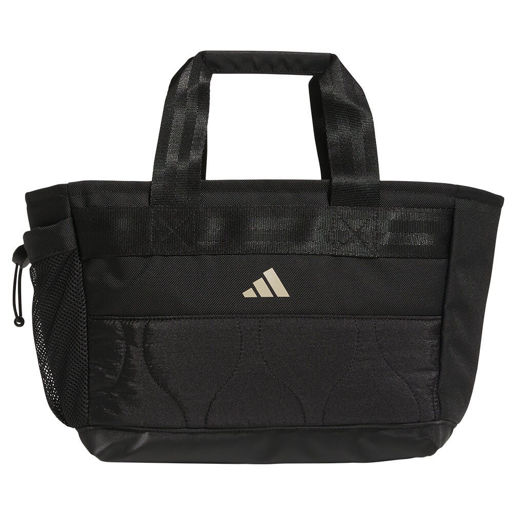 アディダス adidas　メンズ ラウンドトートバッグ TF177 KF9370 ブラック　2026年モデル トートバッグ 全体 正面・側面