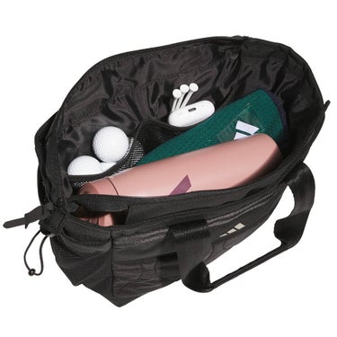 アディダス adidas　メンズ ラウンドトートバッグ TF177 KF9370 ブラック　2026年モデル トートバッグ 開口部・内側