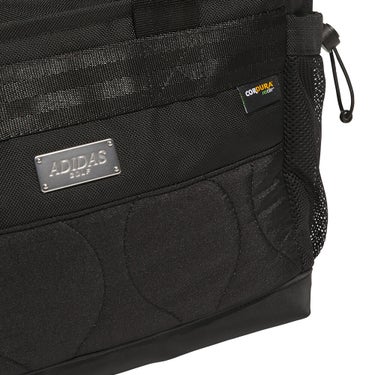 アディダス adidas　メンズ ラウンドトートバッグ TF177 KF9370 ブラック　2026年モデル トートバッグ ポケット・持ち手ディテール