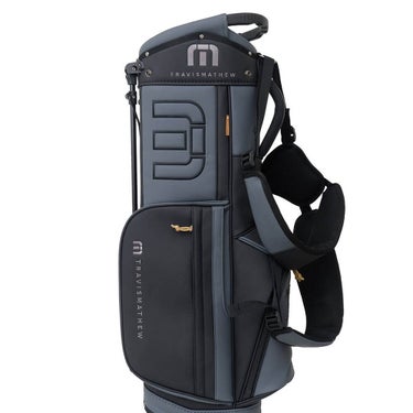 トラヴィスマシュー Travis Mathew　VC スタンド キャディバッグ 7AP900 0BLK ブラック　2026年モデル スタンドキャディバッグ 全体 側面