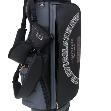 トラヴィスマシュー Travis Mathew　VC スタンド キャディバッグ 7AP900 0BLK ブラック　2026年モデル スタンドキャディバッグ フード装着・側面