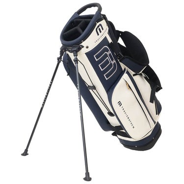 トラヴィスマシュー Travis Mathew　VC スタンド キャディバッグ 7AP900 1WHT ホワイト　2026年モデル スタンドキャディバッグ 全体 正面・側面