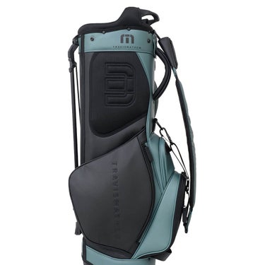 トラヴィスマシュー Travis Mathew　RTM スタンド キャディバッグ 7AN902 3BAG グリーン　2026年モデル スタンドキャディバッグ フード装着・側面