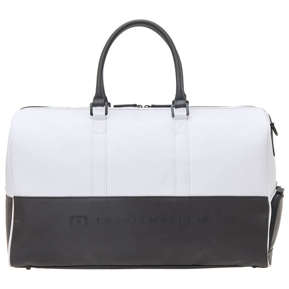 トラヴィスマシュー Travis Mathew　RTM ボストンバッグ 7AN909 0BLK ブラック　2026年モデル ボストンバッグ 背面・反対側面