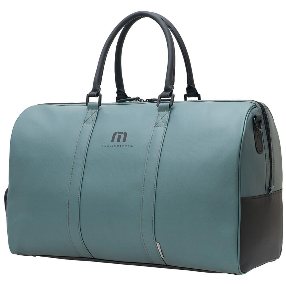 トラヴィスマシュー Travis Mathew　RTM ボストンバッグ 7AN909 3BAG グリーン　2026年モデル ボストンバッグ 全体 正面・側面