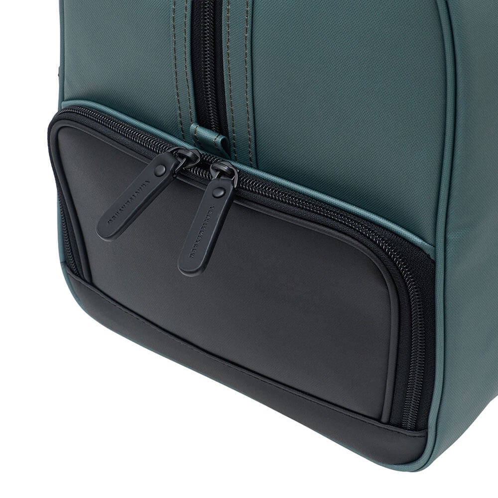 トラヴィスマシュー Travis Mathew　RTM ボストンバッグ 7AN909 3BAG グリーン　2026年モデル ボストンバッグ ポケット・持ち手ディテール