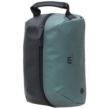 トラヴィスマシュー Travis Mathew　RTM シューズケース 7AN911 3BAG グリーン　2026年モデル シューズケース 全体 正面・側面