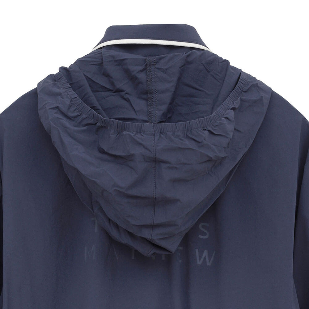 トラヴィスマシュー Travis Mathew　メンズ 軽量ポケッタブル ジャケット 7AP014　2026年モデル フードディテール