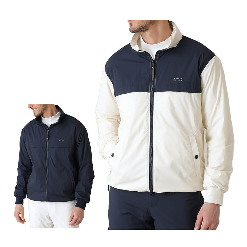 トラヴィスマシュー Travis Mathew　メンズ 裏地ジップ ジャケット 7AP016　2026年モデル 詳細1