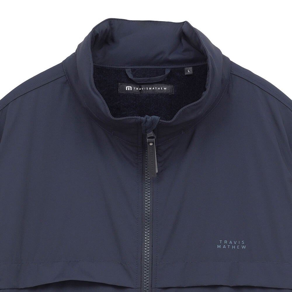 トラヴィスマシュー Travis Mathew　メンズ 裏地ジップ ジャケット 7AP016　2026年モデル 別カラー 正面着用