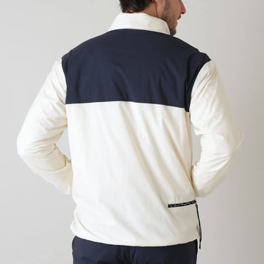 トラヴィスマシュー Travis Mathew　メンズ 裏地ジップ ジャケット 7AP016　2026年モデル 別カラー 背面着用