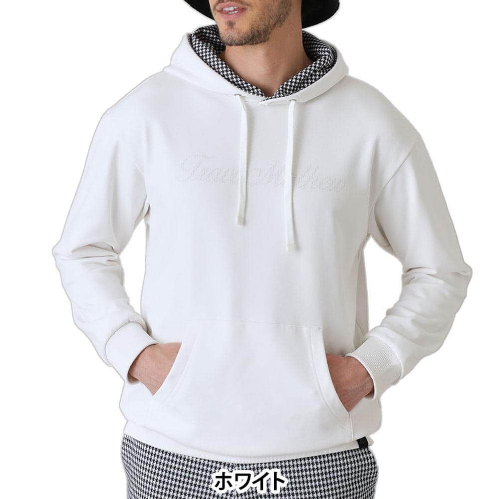 トラヴィスマシュー Travis Mathew　メンズ スウェット フーディー 7AP031　2026年モデル ロゴ・生地ディテール