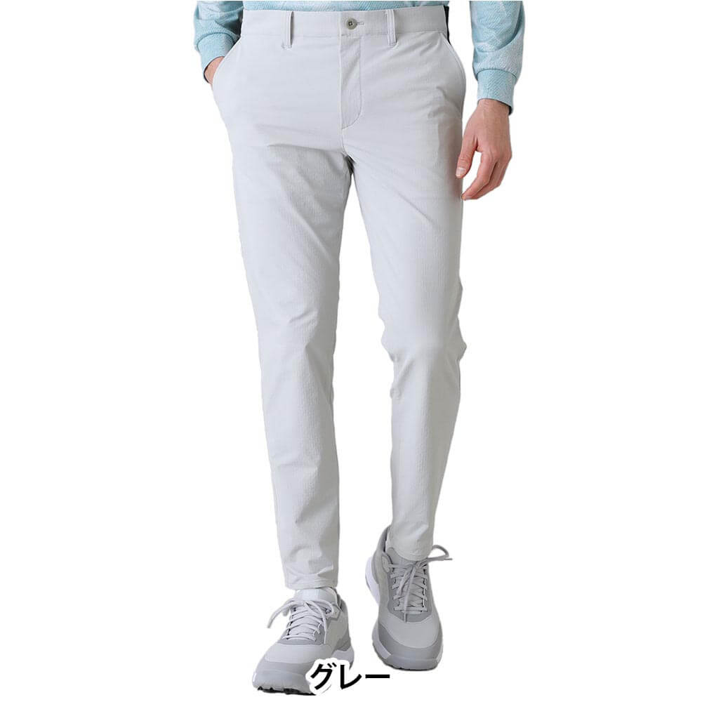 トラヴィスマシュー Travis Mathew　メンズ ドビー 裏面点接触 テーパードパンツ 7AP007　2026年モデル 正面着用