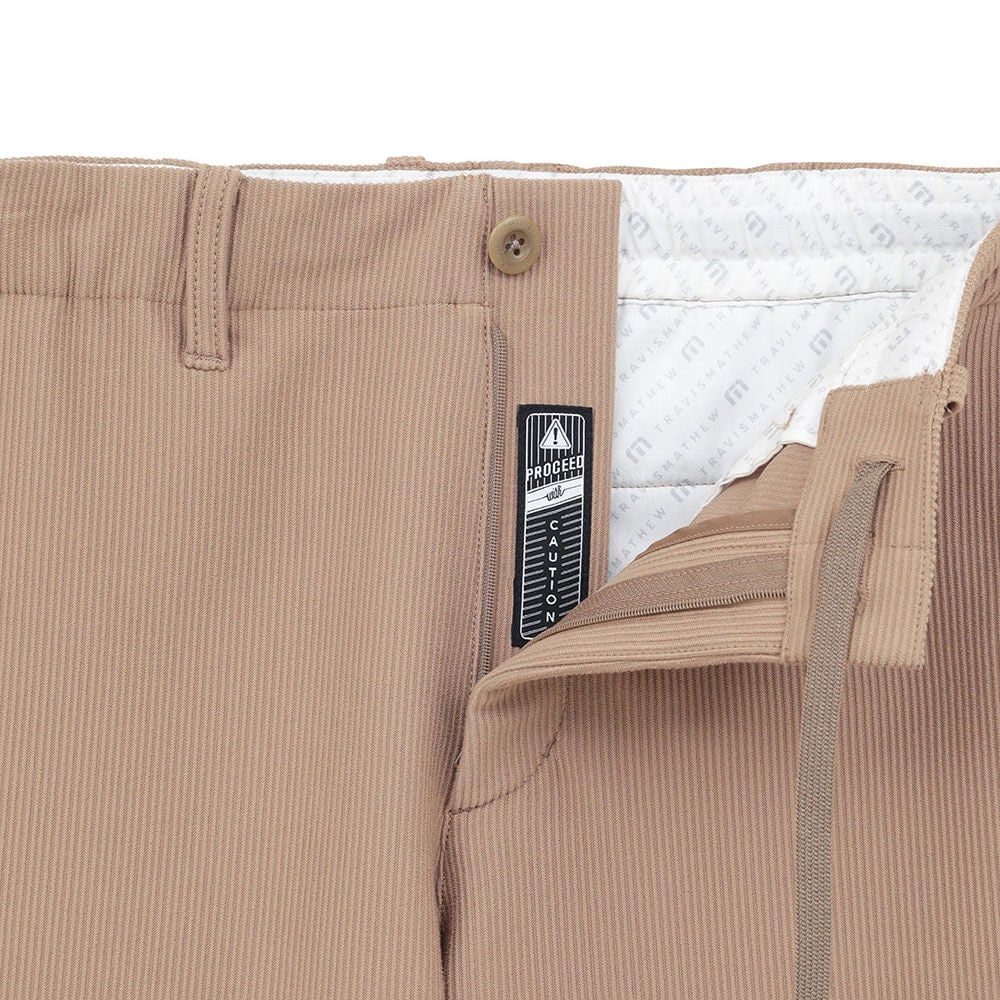 トラヴィスマシュー Travis Mathew　メンズ 2重織コーデュロイ イージーパンツ 7AP025　2026年モデル 別カラー ウエスト・ポケット部ディテール