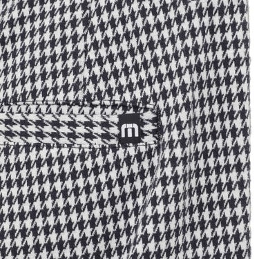 トラヴィスマシュー Travis Mathew　メンズ ハウンドトゥース ダブルジャカード ワイドテーパードパンツ 7AP035　2026年モデル 裾・足元ディテール