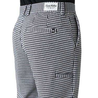 トラヴィスマシュー Travis Mathew　メンズ ハウンドトゥース ダブルジャカード ワイドテーパードパンツ 7AP035　2026年モデル 別カラー 背面着用