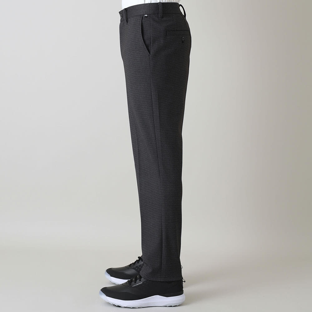 トラヴィスマシュー Travis Mathew　メンズ ヘリンボーンプリントスムース ワイドパンツ 7AP052　2026年モデル 商品全体 背面