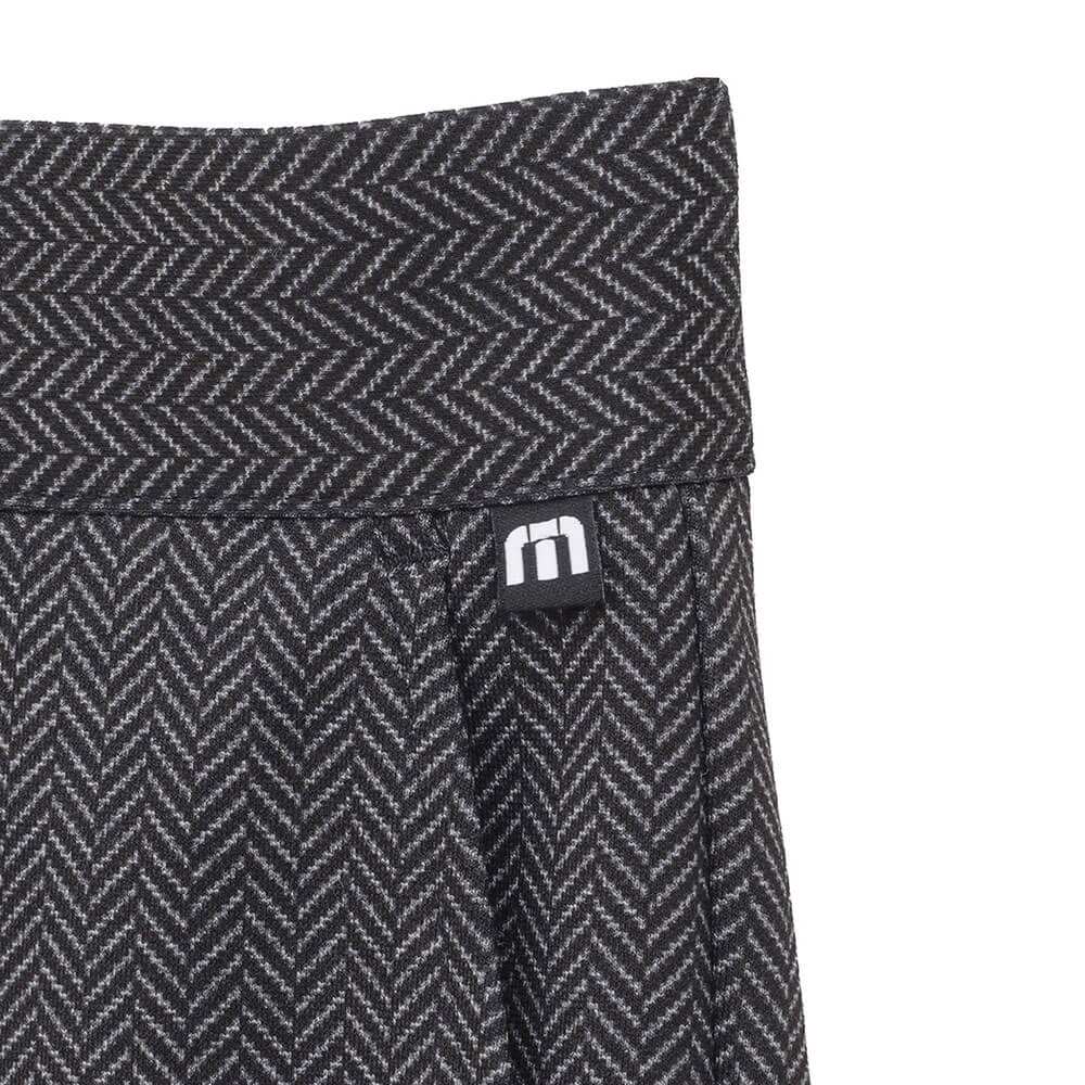 トラヴィスマシュー Travis Mathew　メンズ ヘリンボーンプリントスムース ワイドパンツ 7AP052　2026年モデル サイド・シルエット