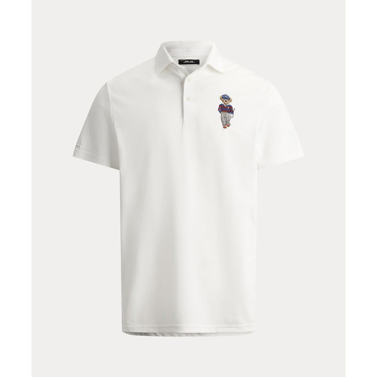 RLX ラルフローレン ゴルフ 半袖ポロシャツ ストレッチ メンズ S ホワイト ラルフ ローレン RLX GOLF メンズ Polo ベア テーラード フィット 半袖