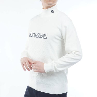 アドミラル Admiral　メンズ ダイヤケーブル 長袖 ハイネック セーター ADMA677　2026年モデル 詳細4