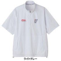 アンパスィ and per se　メンズ パンチング 半袖 ハーフジップ ブルゾン AMF1506G5　2026年モデル