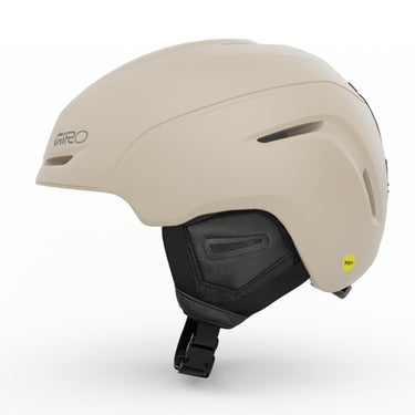 ジロ GIRO　NEO MIPS AF ネオミップス アジアフィット MATTE STONE　スキー スノーボードヘルメット 2026-2027 ヘルメット全体を反対側の側面から確認できる画像
