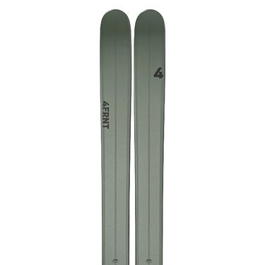 フォーフロント 4FRNT　Hoji 4-LOCK Ever Green ホジ フォーロック　スキー板 単品 2026-2027 左右のスキー板の全体デザインを確認できる画像