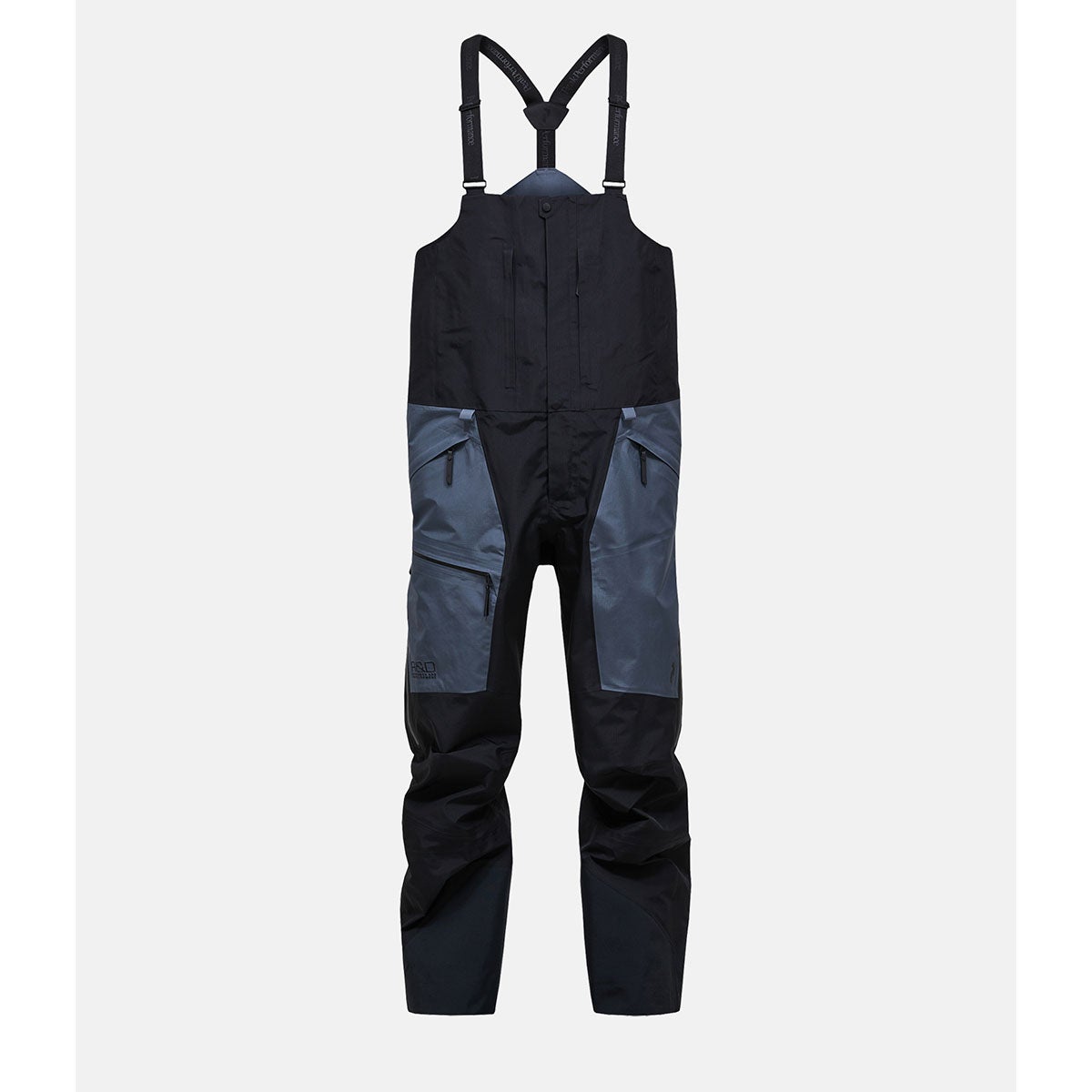ピークパフォーマンス PEAK PERFORMANCE　スキー スノーボードウェア メンズ バーティカルゴアテックスプロビブパンツ M Vertical Gore-Tex Pro Bib Pants G80490-010 2025-2026 BLACK/MOUNTAIN MIST