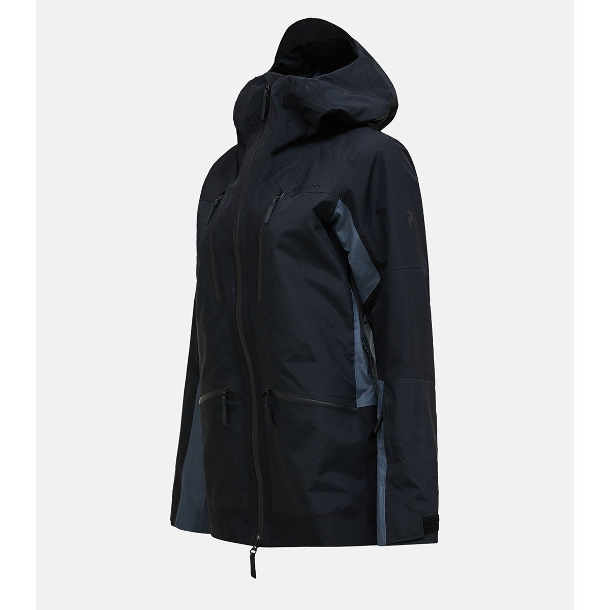 ピークパフォーマンス PEAK PERFORMANCE　スキー スノーボードウェア ウィメンズバーティカルゴアテックスプロジャケット W Vertical Gore-Tex Pro Jacket G80471-010 2025-2026 着用時の背面デザインを確認できる画像