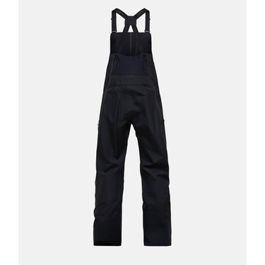 ピークパフォーマンス PEAK PERFORMANCE　スキー スノーボードウェア ウィメンズ バーティカルゴアテックスプロビブパンツ W Vertical Gore-Tex Pro Bib Pants G80473-010 2025-2026 着用時の正面デザインとシルエットを確認できる画像