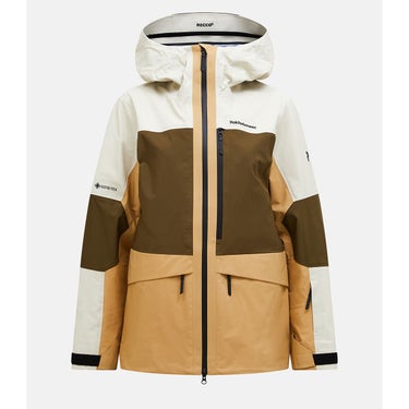 ピークパフォーマンス PEAK PERFORMANCE　スキー スノーボードウェア ウィメンズグラビディーゴアテックス3レイヤージャケット W Gravity Gore-Tex 3L Jacket G80510-030 2025-2026 SIERRA SAND/Meadow Moss