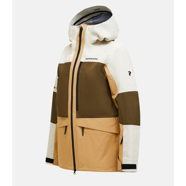 ピークパフォーマンス PEAK PERFORMANCE　スキー スノーボードウェア ウィメンズグラビディーゴアテックス3レイヤージャケット W Gravity Gore-Tex 3L Jacket G80510-030 2025-2026 着用時の背面デザインを確認できる画像