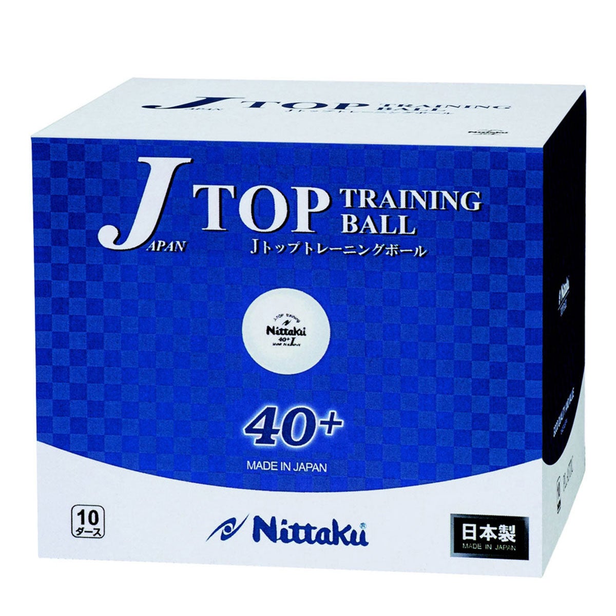 ニッタク Nittaku　ジャパントップ トレ球 10ダース 卓球ボール NB-1367 ホワイト　 ホワイト