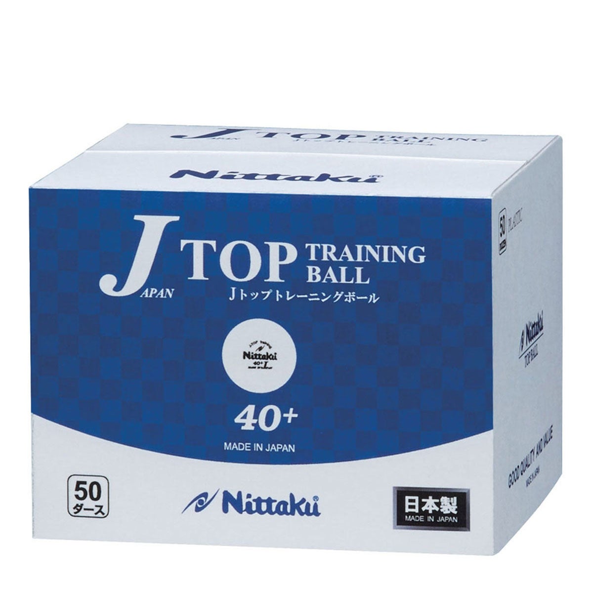 ニッタク Nittaku　ジャパントップ トレ球 50ダース 卓球ボール NB-1368 ホワイト　 ホワイト