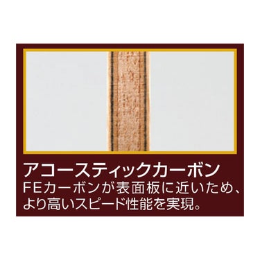 ニッタク Nittaku　卓球ラケット アコースティックカーボンFL(LGタイプ) シェークラケット NC-0391 卓球ラケットの別面または別角度を確認できる画像