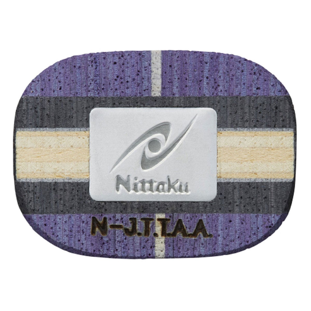 ニッタク Nittaku　卓球ラケット ファクティブ7 攻撃用 シェークラケット NE-6186 NE-6187 ブレード側面や合板の積層構成を確認できる画像