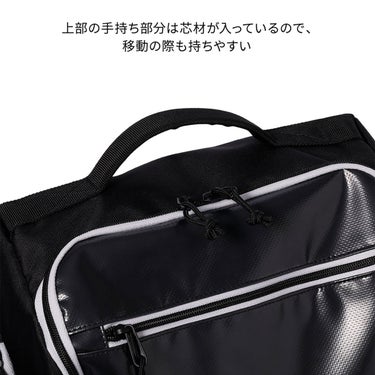 ニッタク Nittaku　アップライト デイパック 34L NK-7530 グレー（72） バッグのハンドル、ポケット、ロゴなどを確認できる画像