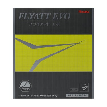 ニッタク Nittaku　フライアット EVO 裏ソフト卓球ラバー NR-8122 レッド（20） レッド（20）