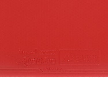 ニッタク Nittaku　フライアット EVO 裏ソフト卓球ラバー NR-8122 レッド（20） ラバーのスポンジ層または断面構造を確認できる画像