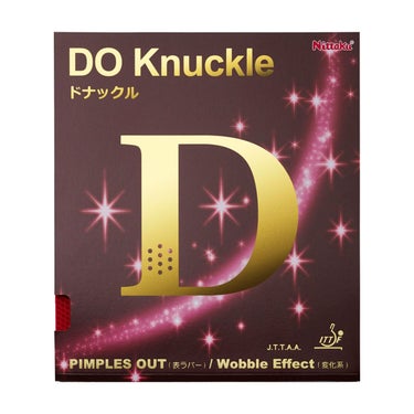 ニッタク Nittaku　ドナックル 1枚 卓球ラバー NR8572 レッド（20） レッド（20）