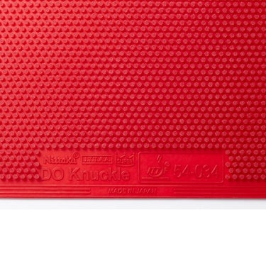 ニッタク Nittaku　スーパードナックル 卓球ラバー NR-8573 レッド（20） 卓球ラバーのシート表面を確認できる画像
