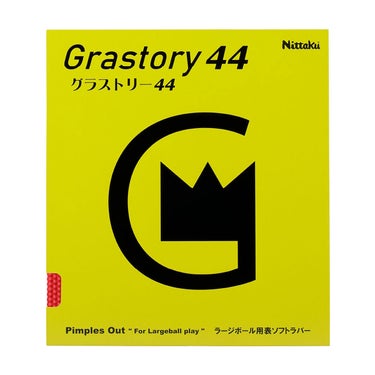 ニッタク Nittaku　グラストリー44 卓球ラバー NR-8596 レッド（20） レッド（20）
