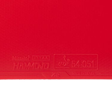 ニッタク Nittaku　ハモンドZ2 特注 卓球ラバー NR-8599 レッド（20） 卓球ラバーのシート表面を確認できる画像