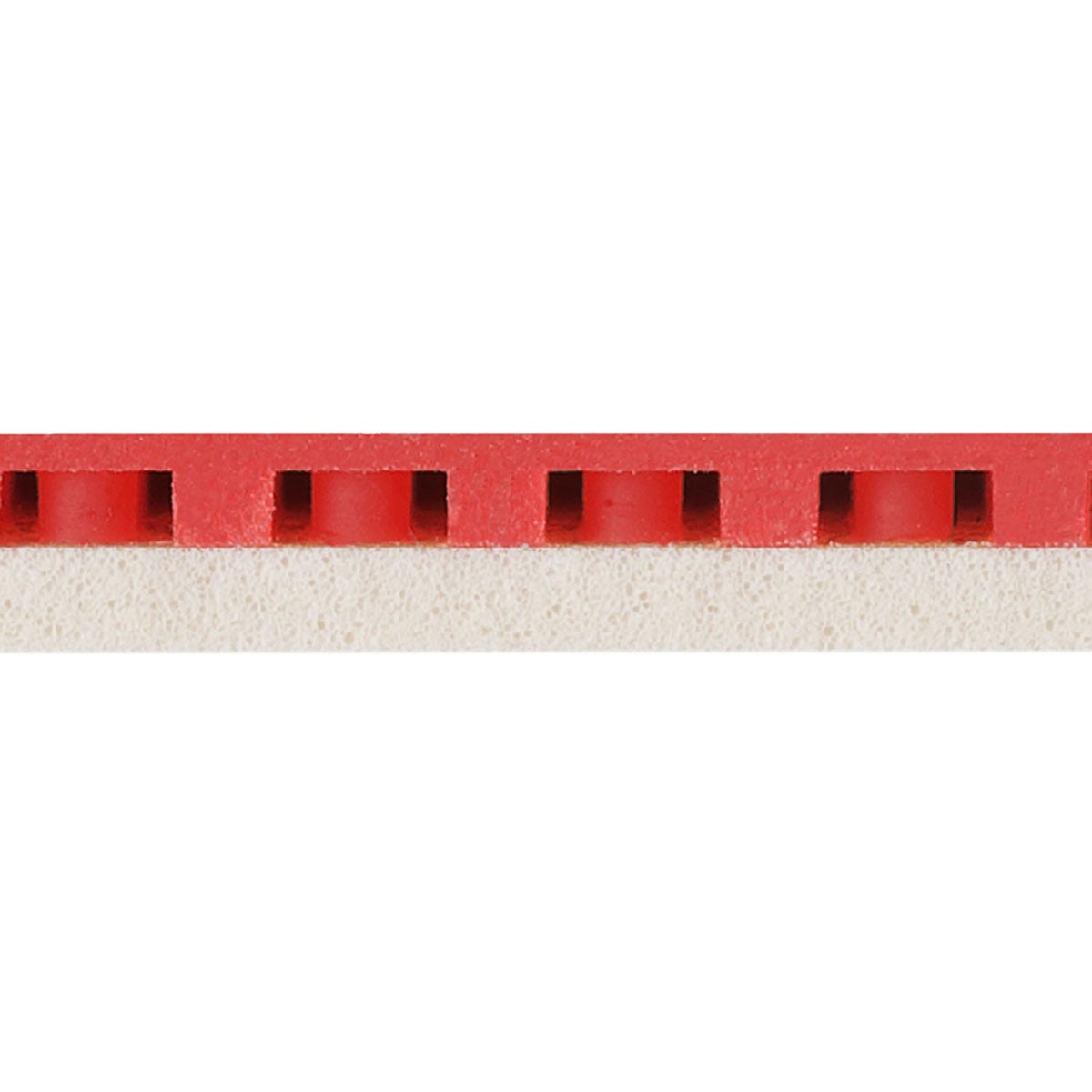 ニッタク Nittaku　ステラック 卓球ラバー NR-8601 レッド（20） 卓球ラバーのシート表面を確認できる画像