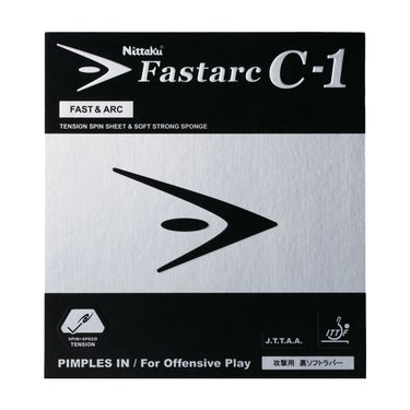 ニッタク Nittaku　ファスターク C-1 卓球ラバー NR-8706 ブラック（71）　 ブラック（71）