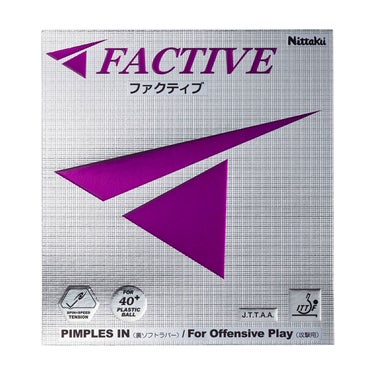 ニッタク Nittaku　(卓球用 裏ソフトラバー) ファクティブ 卓球ラバー NR8720 レッド（20） レッド（20）