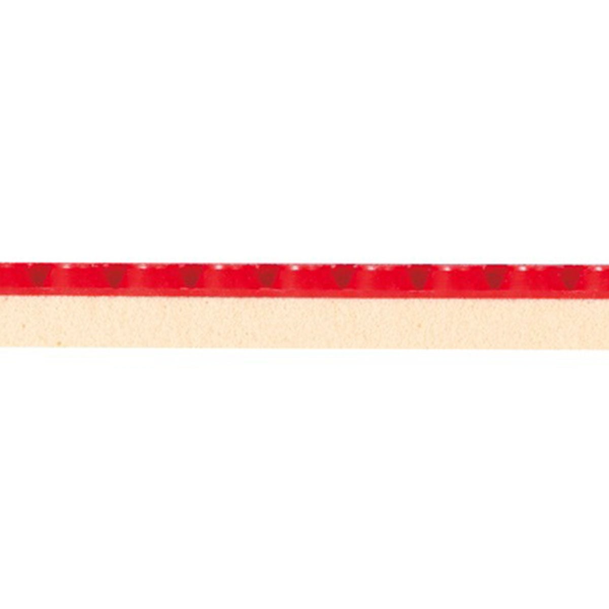 ニッタク Nittaku　モリストSP AX 卓球ラバー NR-8723 レッド（20） ラバーのスポンジ層または断面構造を確認できる画像