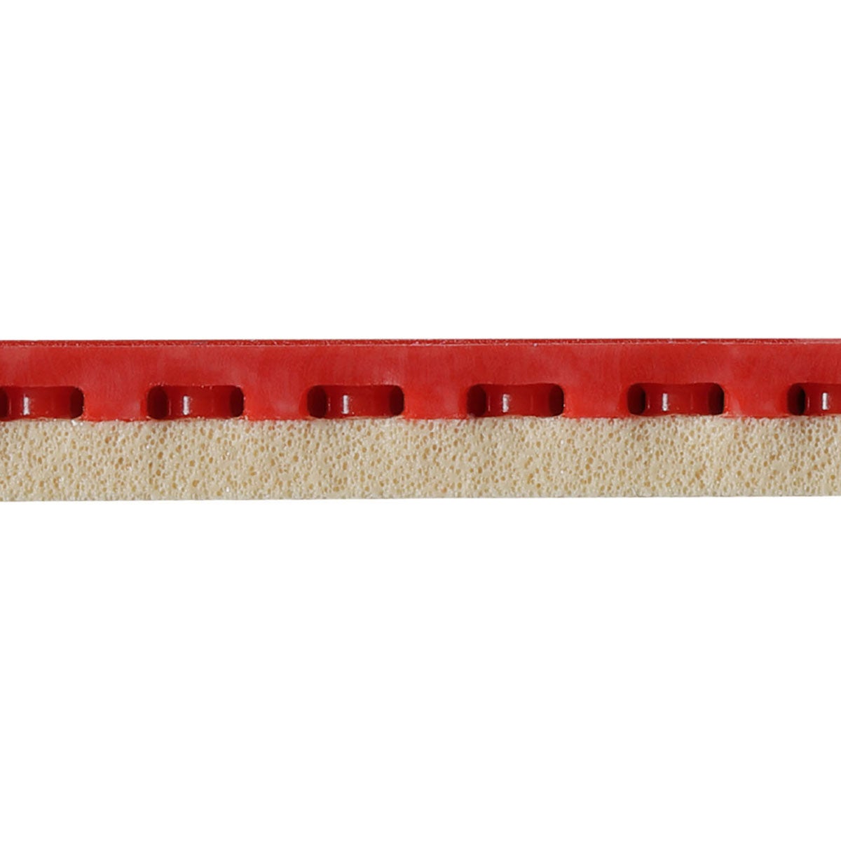ニッタク Nittaku　ジェネクション V2C 裏ソフト卓球ラバー NR-8787 レッド（20） 卓球ラバーのシート表面を確認できる画像