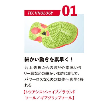 ニッタク Nittaku　MOVINGACE ムービングエース 卓球シューズ NS-4438 ホワイト 詳細2