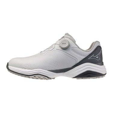 ミズノ MIZUNO　ネオインパクト プラス エナジー ボア メンズ スパイクレス ゴルフシューズ 51GM2681 31 グレー×ホワイト 詳細1